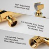KAPHOME Shower Head Holder,All Metal Handheld Shower Head Holder,Adjustable Shower