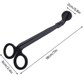 Candle Wick Trimmer Wick Clipper Cutter Polished Stainless Steel Candle Scissors Reaches Deep Into Candles to Cut Spent Wicks Allow Cleaner Burn and Prevent Soot Buildup