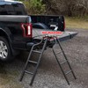 KEWISAUTO Foldable Pickup Truck Tailgate Ladder, 45" Heavy Duty Universal