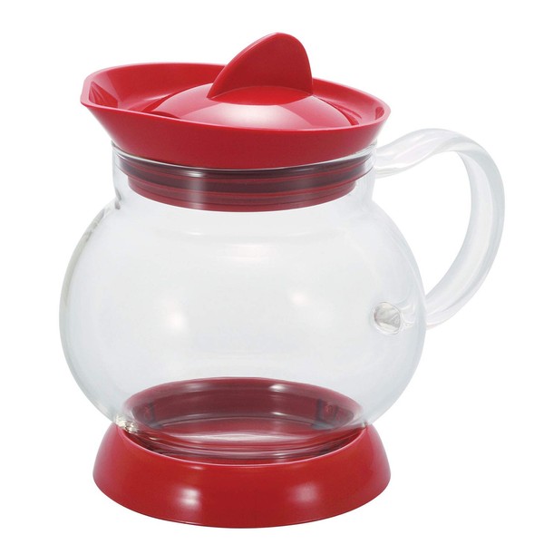 Hario Jumping Tea Server Pot, 350ml, Red