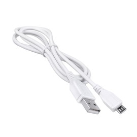 J-ZMQER 3.3ft White Micro USB DC Charging Cable PC Laptop Charger Power Cord Compatible with Roku Streaming Stick Fire Stick Fire TV Stick, Roku, and Chromecast (Power Adapter Not Included)