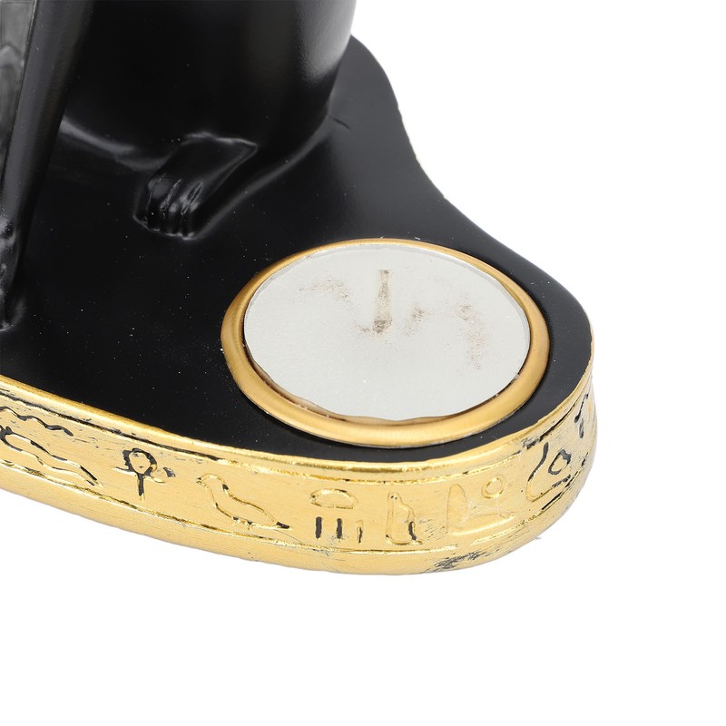 Egyptian Cat Candle Holder Decorative Resin Egyptian Cat Candlestick Exquisite