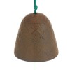 Kotobuki Japanese Furin Wind Chime Nambu Bell Iron Rust Brown Pine Needle Made in Japan