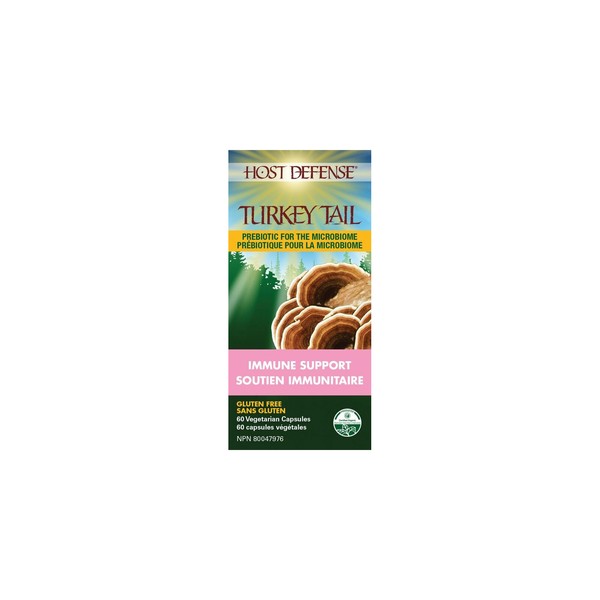 Host Defense Turkey Tail (Trametes Versicolor) Capsules 60 Capsules
