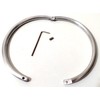 Cuffstore 16" Lightweight Locking Aluminum Satin Eternity Collar