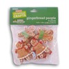 Miniature Gingerbread Figurines for Christmas Decor - 8 Pieces