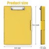 Hongri Clipboard with Storage, Yellow 8.5 x 11 Folder Nursing