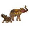Elephant Statue Boxwood Mechanical Engraving Safe Durable Exquisite Details Elephant