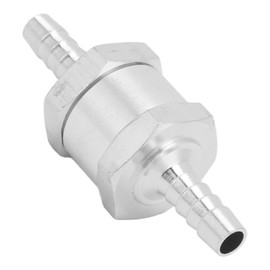 Non Return One Way Check Valve, Non Return One Way Check Valve Aluminum Alloy Universal One Way Check Fit for Fuel Gasoline Oil Petrol Diesel Water(6mm)