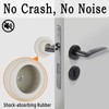 Door Stops for Wall Protector, Door Knob Wall Shield, Black