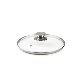 IBILI - 971626 Stainless Steel Knob with Glass Lid 26 cm