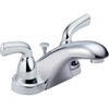 Delta Faucet Foundations Centerset Bathroom Faucet, Chrome Bathroom Sink Faucet,