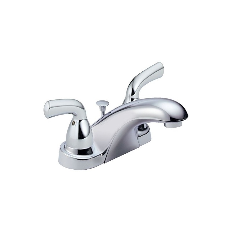 Delta Faucet Foundations Centerset Bathroom Faucet, Chrome Bathroom Sink Faucet,