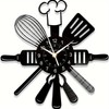 for Kitchen Lovers: 12 Inch Silent Wall Clock, Fun Themed