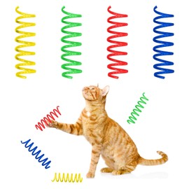 Ethical Thin Colorful Springs Juguete para Gato, Paquete de 10