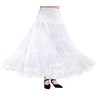 Women's Puffy Tulle Petticoat Skirt for Under Dresses, Long Crinoline
