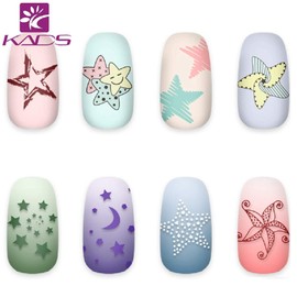 KADS Nail Art Stamping Plates Star Pattern Fashion Stamping Templates Manicure Print Image Templates