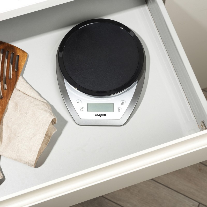 Salter Digital Kitchen Scale With Bowl- 2L Dishwasher Safe Mixing