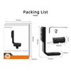 YUULNMOP Vertical Horizontal Quick Release Bracket Compatible with Insta360 X5