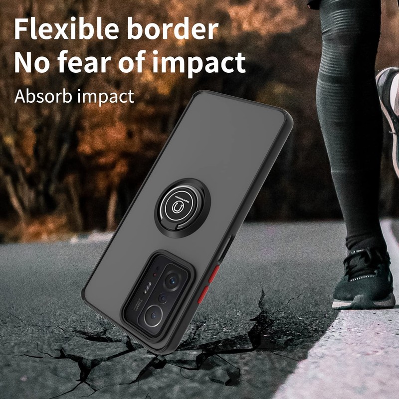 QUIETIP Case Compatible Xiaomi 12T/12T Pro,TPU + Hard PC Shockproof