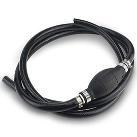 Sunnyglade 6FT Fuel Line Assembly 3/8" 5/16" Hose Line Marine Outboard Boat Motor RVs Fuel Assembly with Primer Bulb Steel Hose Clamps