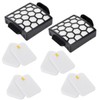 4 Foam Filter + 2 Hepa Filter Replacement for Shark
