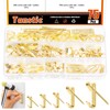Tanstic 75 Sets Picture Hangers, 5 Sizes Picture Hanging Kit