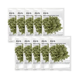 Abib 약산성 시트 마스크 부활초 핏 10매 Mild Acidic Sheet Mask Resurrection Herb Fit 10 Sheets