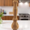 Rustic Olive Wood Pestle with Ergonomic Handle 14cm