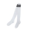 Delsol 8081 WH Lined, Cable Pattern, Knee High Socks, White,