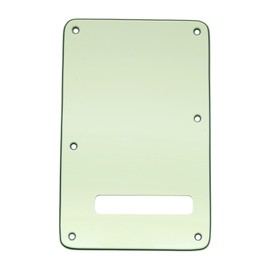 Musiclily 6穴ストラトバックプレーSTトレモロカバー USA/Mexican Standard Strat Modern Styleエレキギター用、3プライミントグリーン