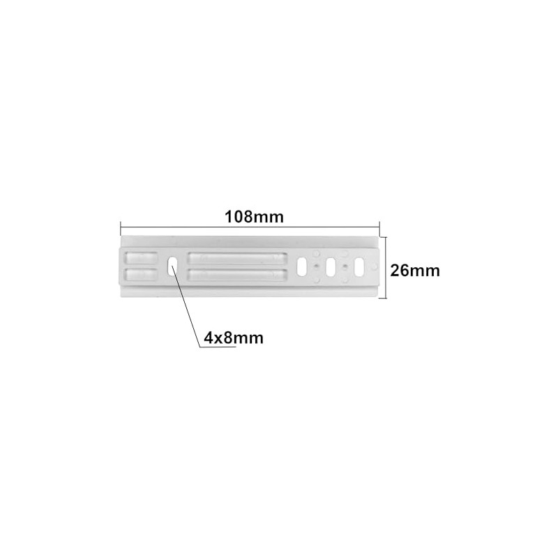 cyclingcolors 1 x Door Mounting Set Tow Hinge Compatible with