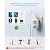 European Travel Plug Adapter, VINTAR International Power Plug Adapter with