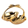 Double Fruit Plate Zinc Alloy Dual Fruit Tray Decorative Fruit