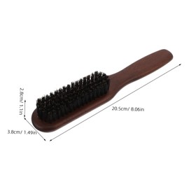Outanaya Beard Grooming Brush Multifunctional Hair Care Tool for Men Portable Travel Design with Precision Tooth Alignment for Optimal Beard Oil Application