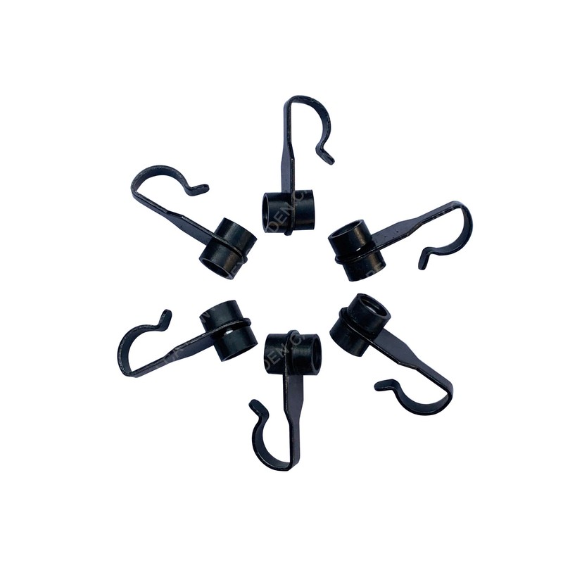 Steel Metal Slide Curtain Track Hooks with Wheels for Gazebo