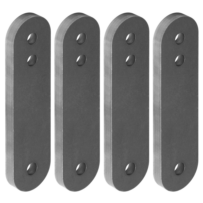 2 Pairs 6" Universal Adjustable Leaf Spring Lift Shackles, 3/8"