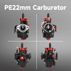 PE22 Carburetor Carb Throttle Assembly Main Jets Kit Compatible with