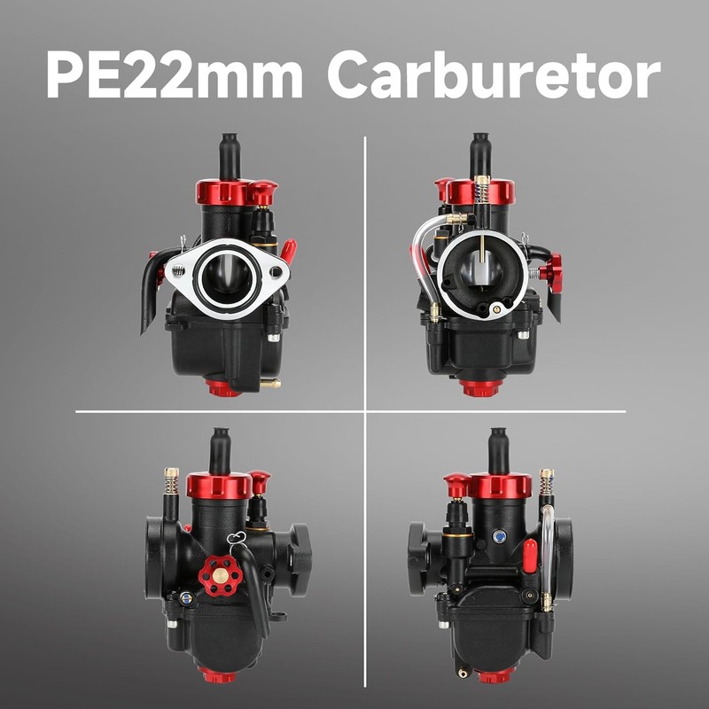 PE22 Carburetor Carb Throttle Assembly Main Jets Kit Compatible with