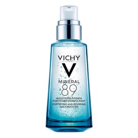 Vichy Minéral 89, Sérum Fortificador para Rostro, Hidratación Profunda y Duradera, Tonifica con Ácido Hialurónico, Piel Suave y Rellena, Uso de Día y Noche, 50 ml