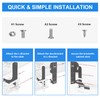 Demimy Cabinet Door Mount Kit for Pull-Out Trash Cans, Organizers