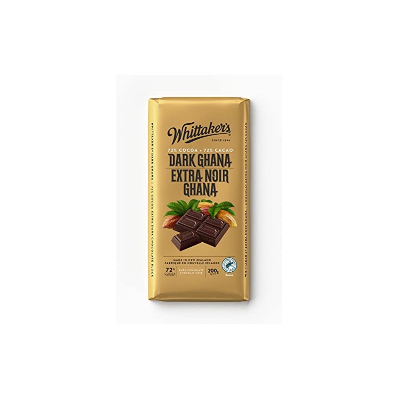 Whittaker's Dark Ghana, 200 gram