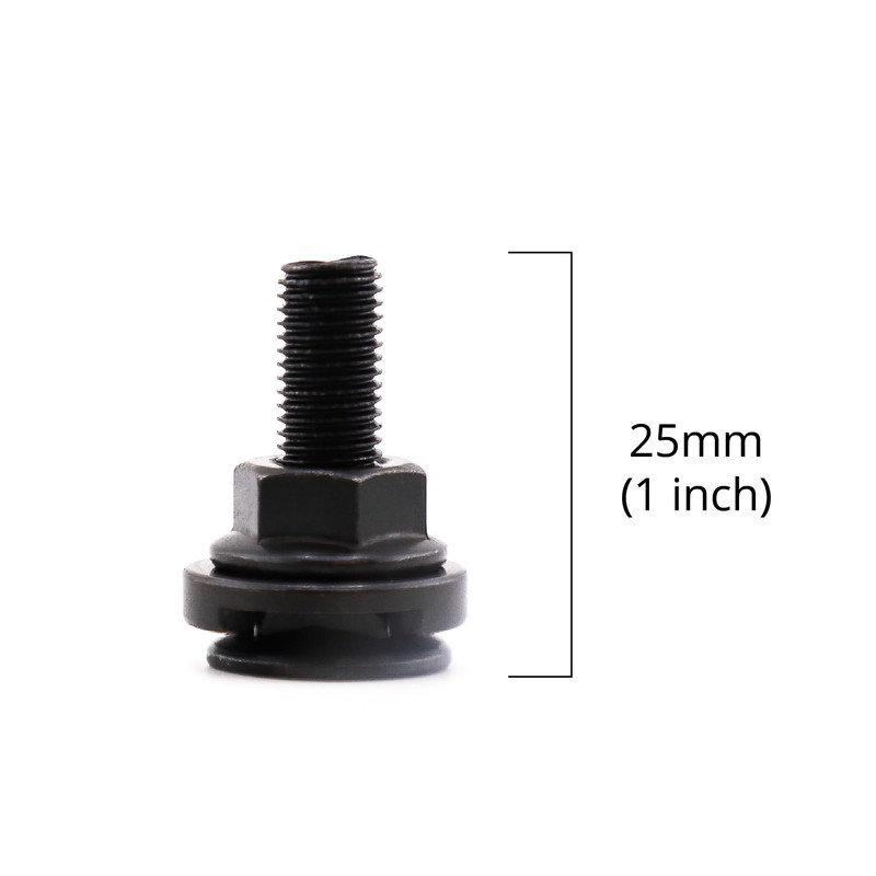 VanEssential L-Track Single Stud Bolt M8 x 1.0 Thread (Metric)