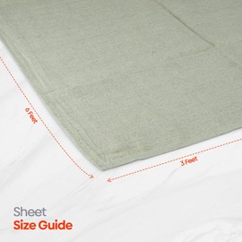 Pack of 2 Laminated Cotton Dust Sheets for Decorating 6ft x 3ft - Dust Sheet with Cotton Twill Backed with Plastic Sheet Polythene Sheeting for Painting, Furniture, Diy, Floor, Stair Case (2)