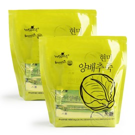 행복우리식품 현미양배추죽 스틱, 600g, 2개 Happy Our Food Brown Rice Cabbage Porridge Stick, 600g, 2 packs, 30g × 40개