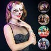 Alipis Cat Mask Fox Mask 7pcs White Paper Mache Mask