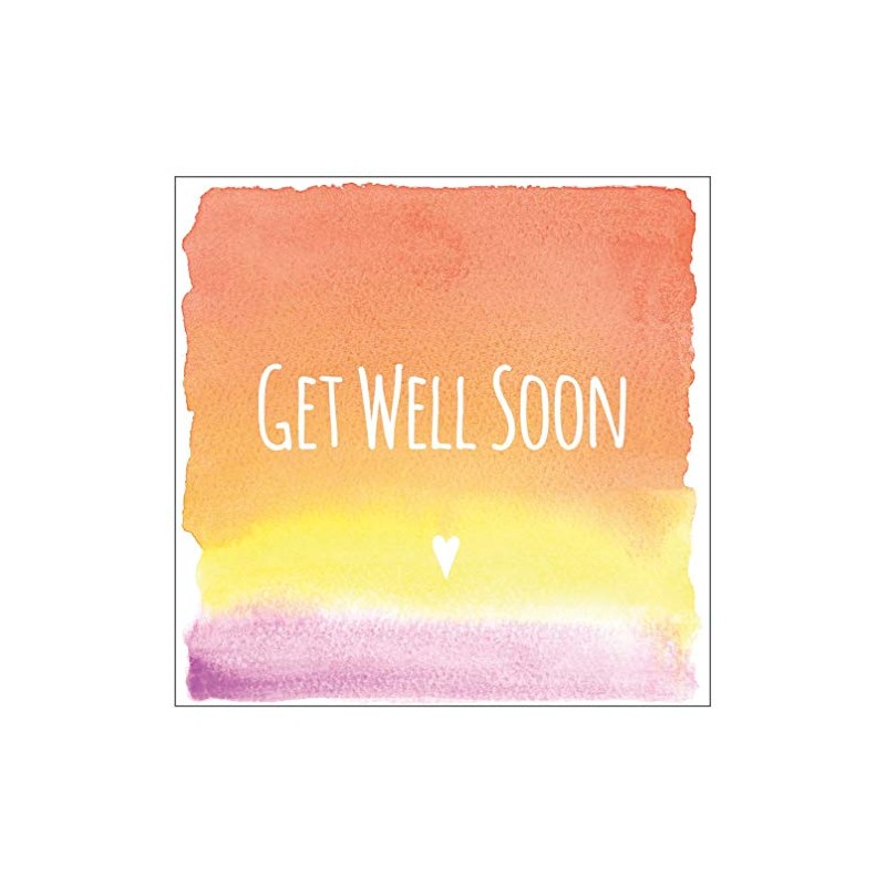 Get Well Soon Blank Greetings Card