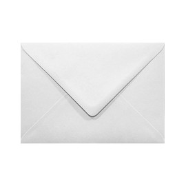 Netuno B6 White Ribbed Envelope (25), 120gsm Aster Laid Paper, Tear Resistant, for Personal & Business Correspondence