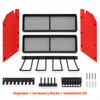 SucceBuy 3-Tier Power Tool Wall Organizer, 100 lb Carbon Steel