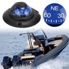 Boat Compass, Sea Dashboard Marine Compass Multi‑Functional Flush Mount High